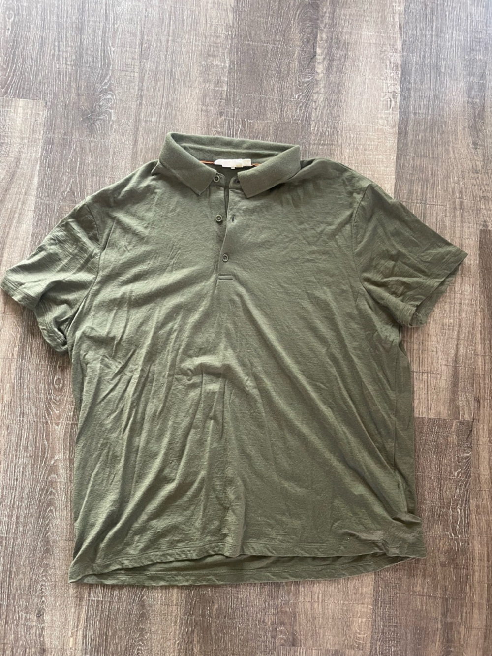 Icebreaker Merino 150 Polo Shirt. Men’s XL. Olive Green
